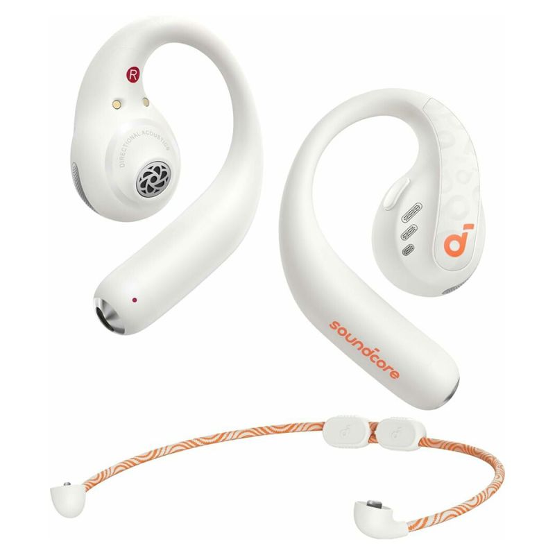 Casti Wireless pentru Sport, Bluetooth, Waterproof - Anker AeroFit (A3871G21) - White