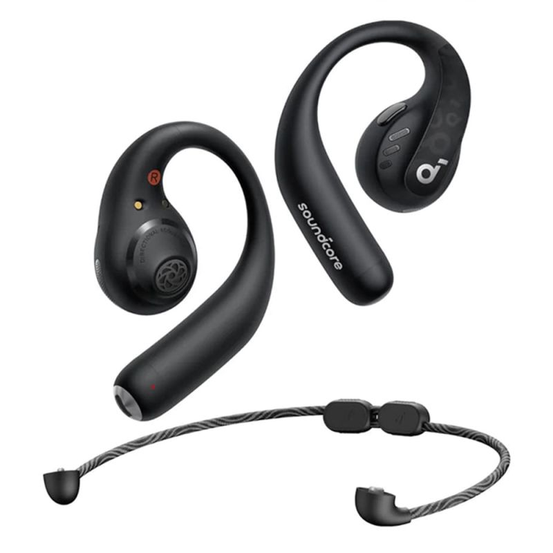 Casti Wireless pentru Sport, Bluetooth, Waterproof - Anker AeroFit (A3871G11) - Black