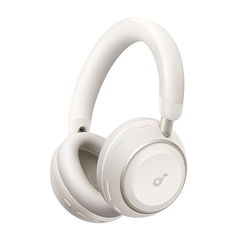 Casti Bluetooth cu Microfon, ANC, LDAC - Anker Space 2 (D1402G21) - White