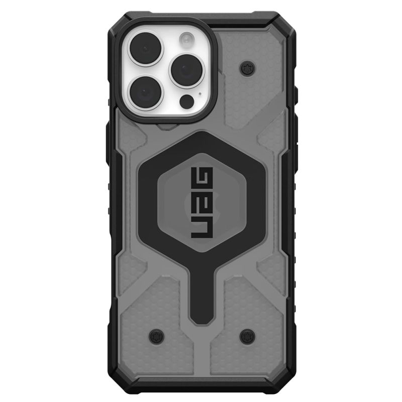 Husa pentru iPhone 16 Pro Max - UAG Pathfinder Clear MagSafe- Ash / Black