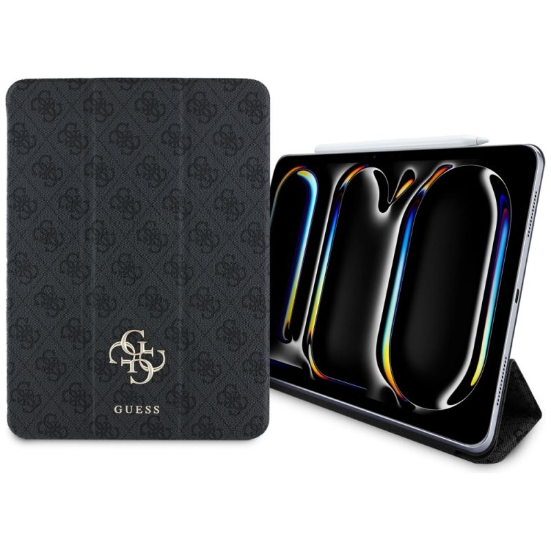Husa pentru iPad Pro 11 (2024) / iPad Pro 11 (2025) - Guess Magnetic 4G Big Logo (GUFC11PM24PS4SGK) - Black