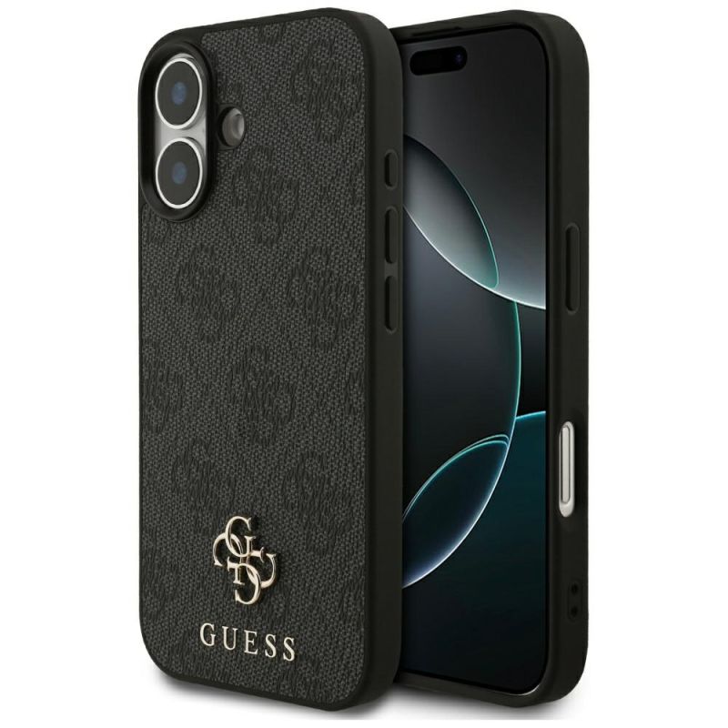 Husa pentru iPhone 17 - Guess 4G Small and Classic Logo MagSafe (GUHMP17SP4SM4MK) - Black