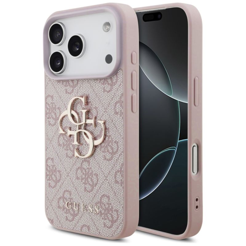 Husa pentru iPhone 17 Pro Max - Guess Hardcase 4G Big Logo (GUHCP17X4GMGPI) - Pink