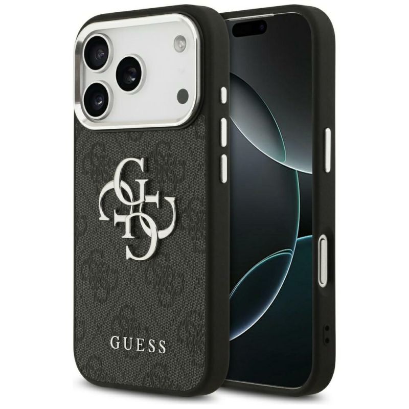 Husa pentru iPhone 17 Pro Max - Guess Hardcase Big 4G Classic Logo (GUHCP17XP4G4SMCK) - Black