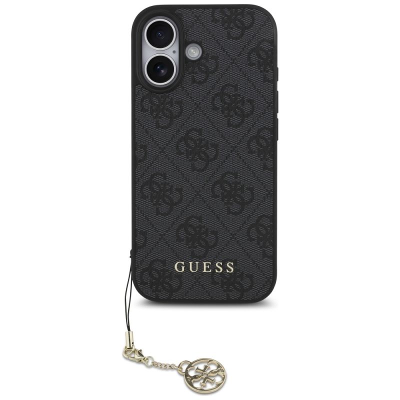 Husa pentru iPhone 17 - Guess Hardcase 4G Charm Cradle MagSafe (GUHMP17SGF4GCK) - Black