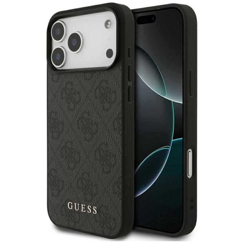 Husa pentru iPhone 17 Pro Max - Guess Hardcase 4G Classic (GUHCP17XG4GFGR) - Black