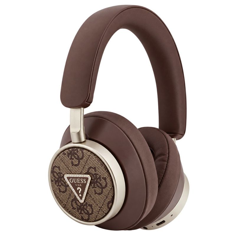Casti Over-ear, BT, ENC - Guess 4G Triangle Logo (GUBHC15P4MRCTW) - Brown