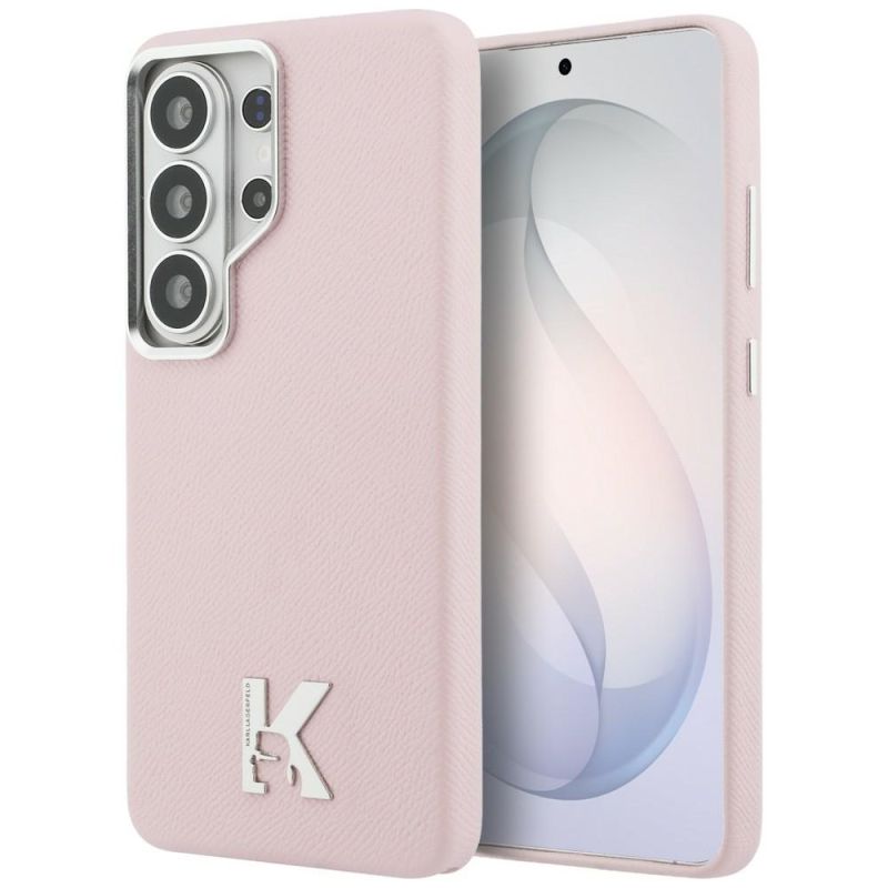 Husa Samsung Galaxy S26 Ultra - Karl Lagerfeld Leather MagSafe (KLHMS26L5PGFKHGP) - Pink