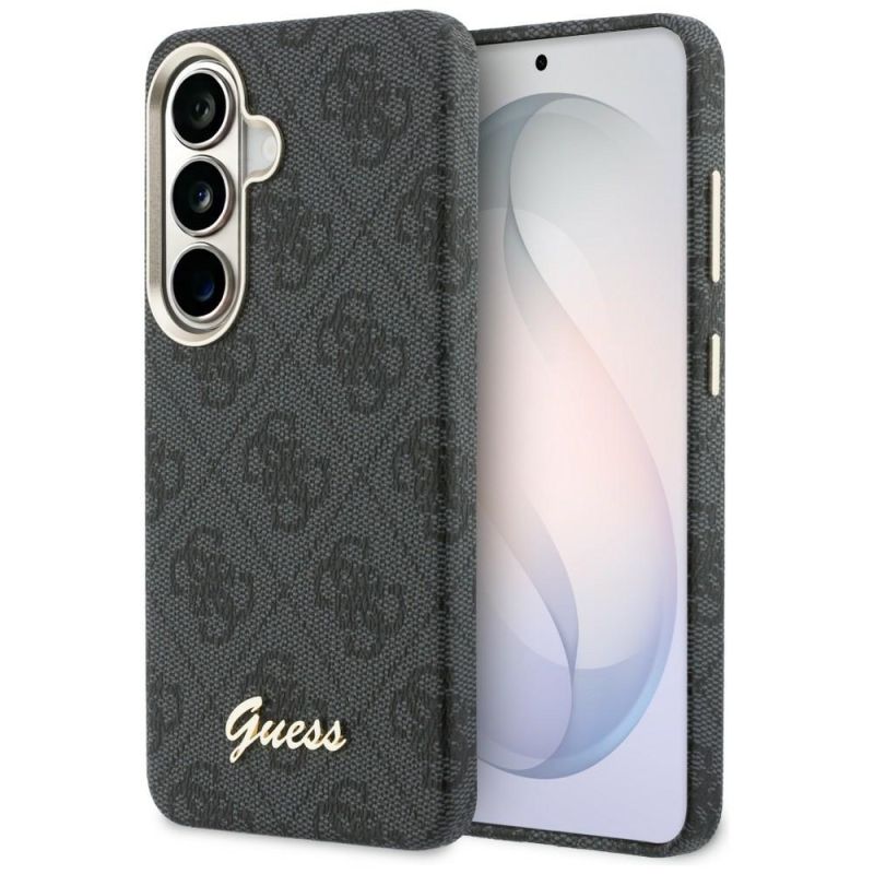 Husa pentru Samsung Galaxy S26 - Guess 4G Script MagSafe (GUHMS26S5P4FWMSK) - Black