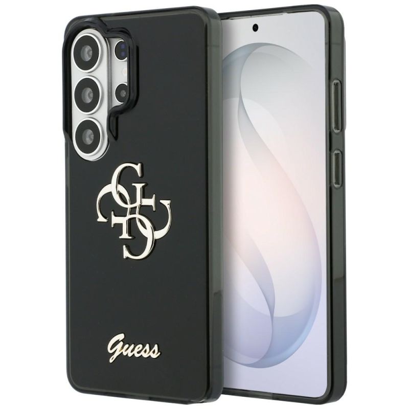 Husa pentru Samsung Galaxy S26 Ultra - Guess IML Big Metal 4G Script (GUHCS26L5HC4MLSK) - Black