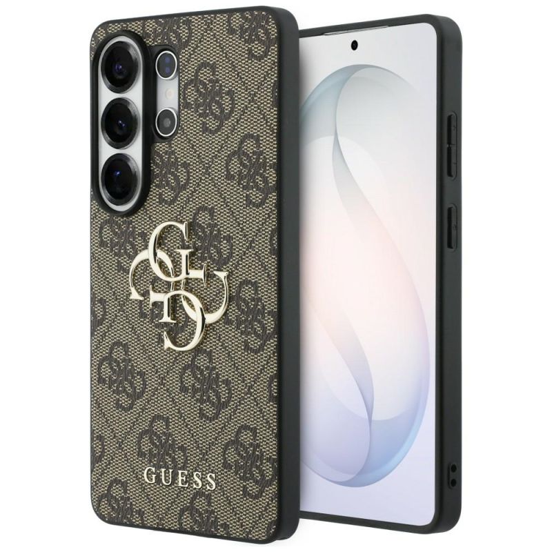Husa pentru Samsung Galaxy S26 Ultra - Guess Hardcase 4G Big Metal Logo (GUHCS26L4GMGBR) - Brown