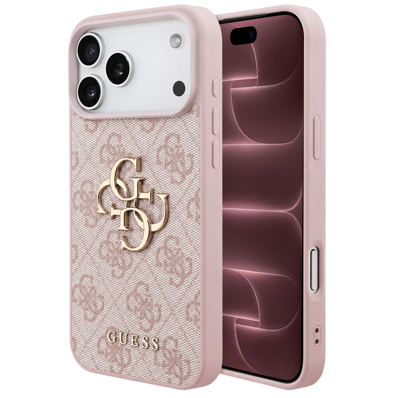 Husa pentru iPhone 18 Pro Max / iPhone 17 Pro Max - Guess Hardcase 4G Big Logo (GUHCP18X4GMGPI) - Pink