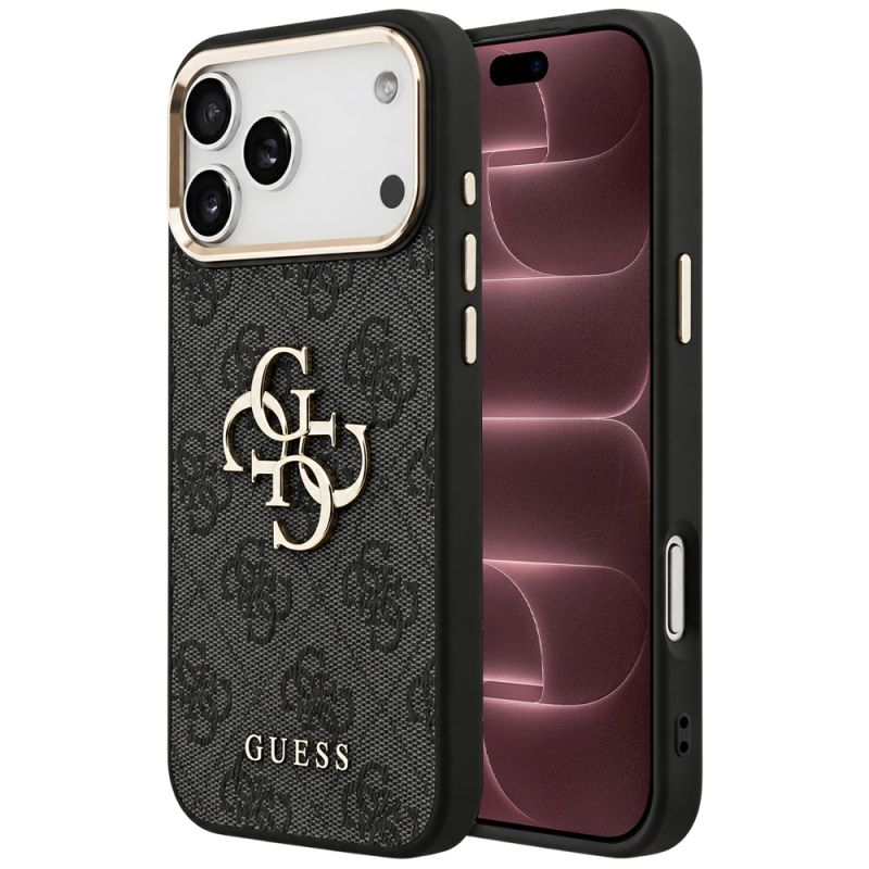 Husa pentru iPhone 18 Pro Max / iPhone 17 Pro Max - Guess Hardcase 4G Big Classic Logo (GUHCP18X4GMGCGR) - Black
