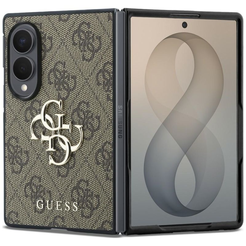 Husa pentru Samsung Galaxy Z Fold8 - Guess Hardcase 4G Big Logo (GUHCZFW84GMGBR) - Brown