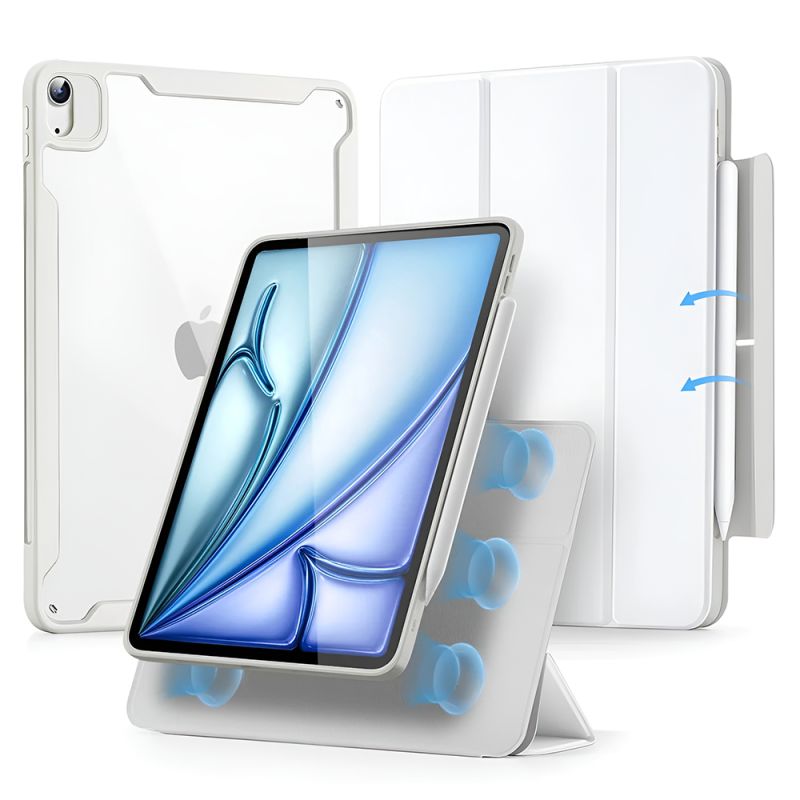 Husa pentru iPad Air 4 (2020) / Air 5 (2022) / Air 11 (2024) / Air 11 (2025) / Air 11 (2026) - ESR Rebound Hybrid - White