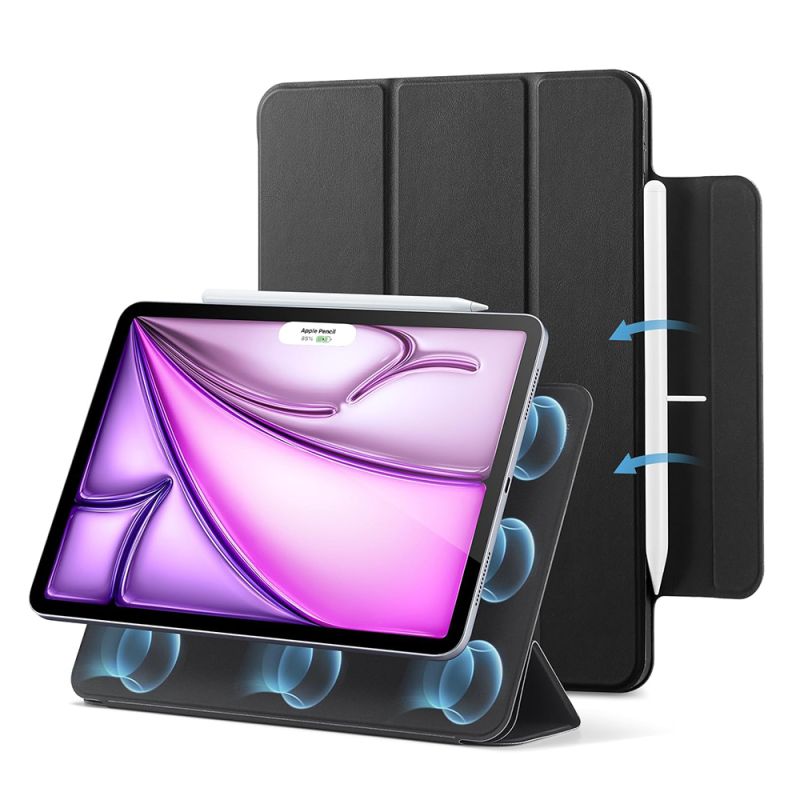 Husa pentru iPad Pro 12.9 (2020/2021/2022) / Air 13 (2024) / Air 13 (2025) - ESR Rebound Magnetic - Black