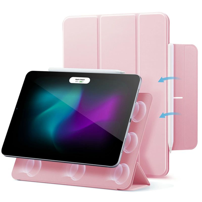 Husa pentru iPad Pro 12.9 (2020/2021/2022) / Air 13 (2024) / Air 13 (2025) / Air 13 (2026) - ESR Rebound Magnetic - Pink