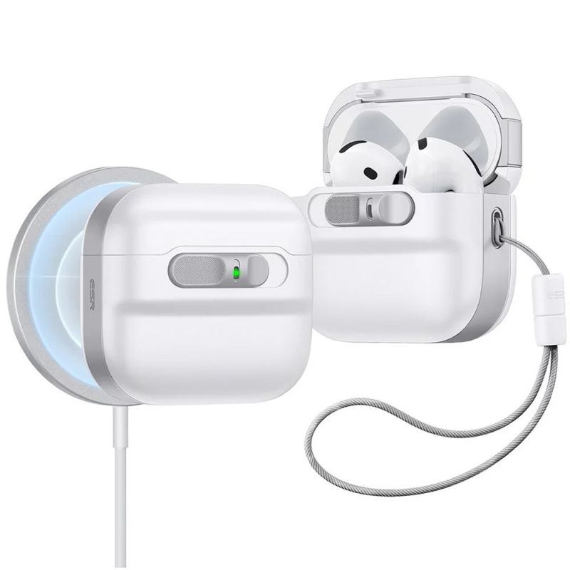 Husa pentru Apple AirPods 4 - ESR Pulse Magnetic HaloLock - White