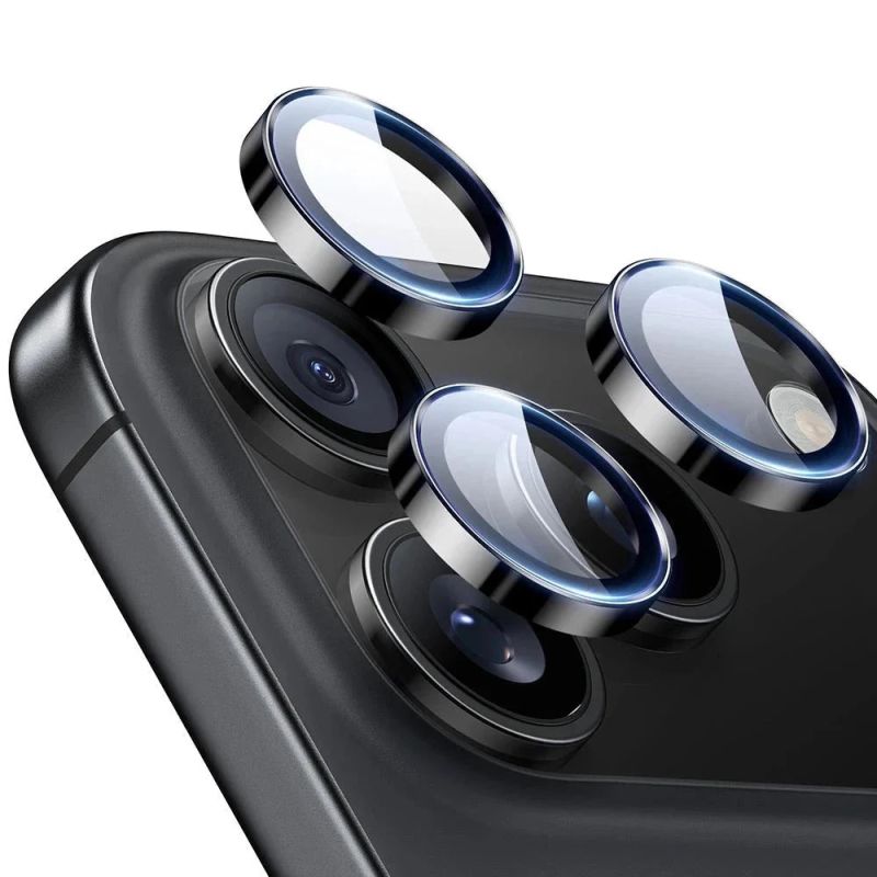Folie Camera pentru iPhone 14 Pro/14 Pro Max/15 Pro/15 Pro Max/16 Pro/16 Pro Max/17 Pro/17 Pro Max (set 2) - ESR Armorite Camera Lens Protectors - Black