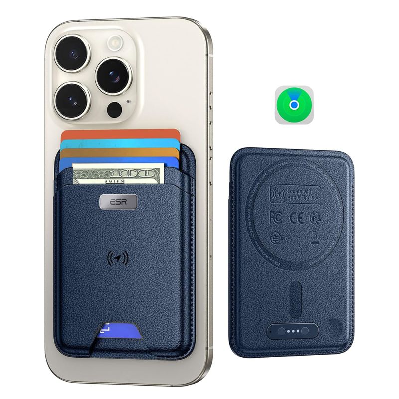 Portofel pentru Telefon cu Functie de Suport Birou - ESR (2K64404) - Dark Blue