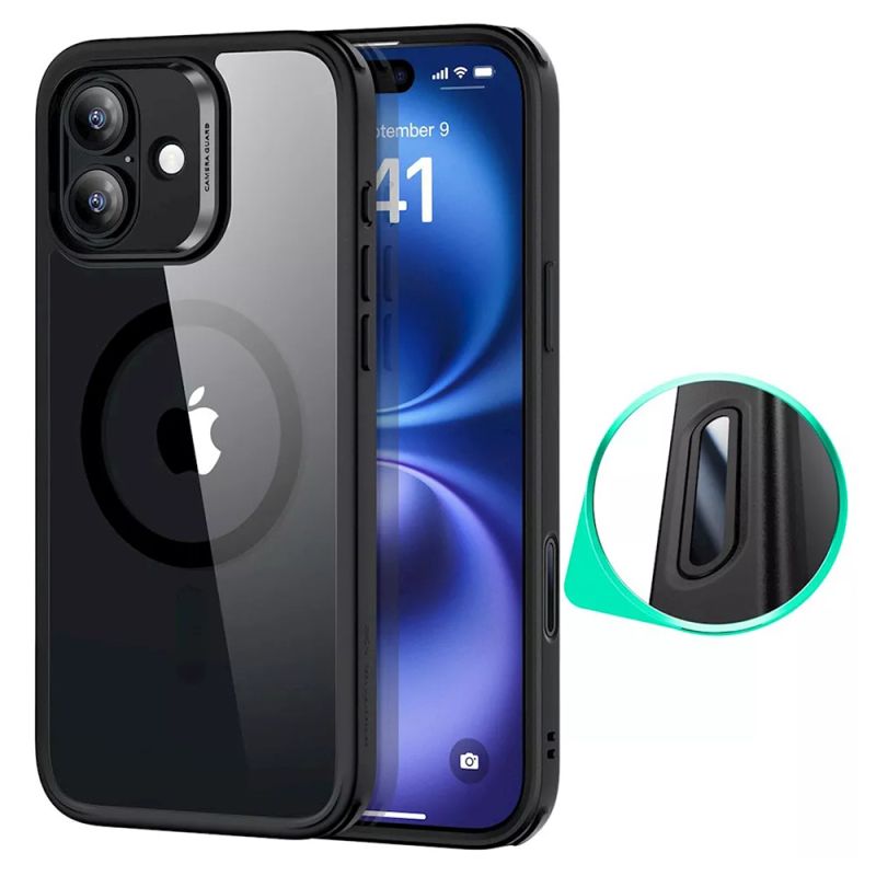 Husa pentru iPhone 16 - ESR Classic Hybrid HaloLock - Clear Black
