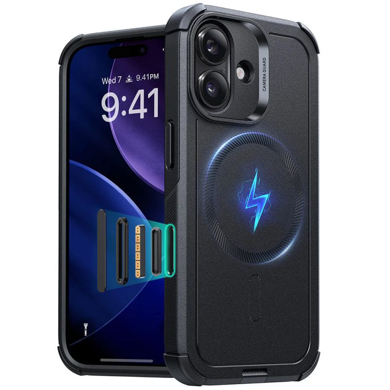 Husa pentru iPhone 17 - ESR Cyber Halolock - Black