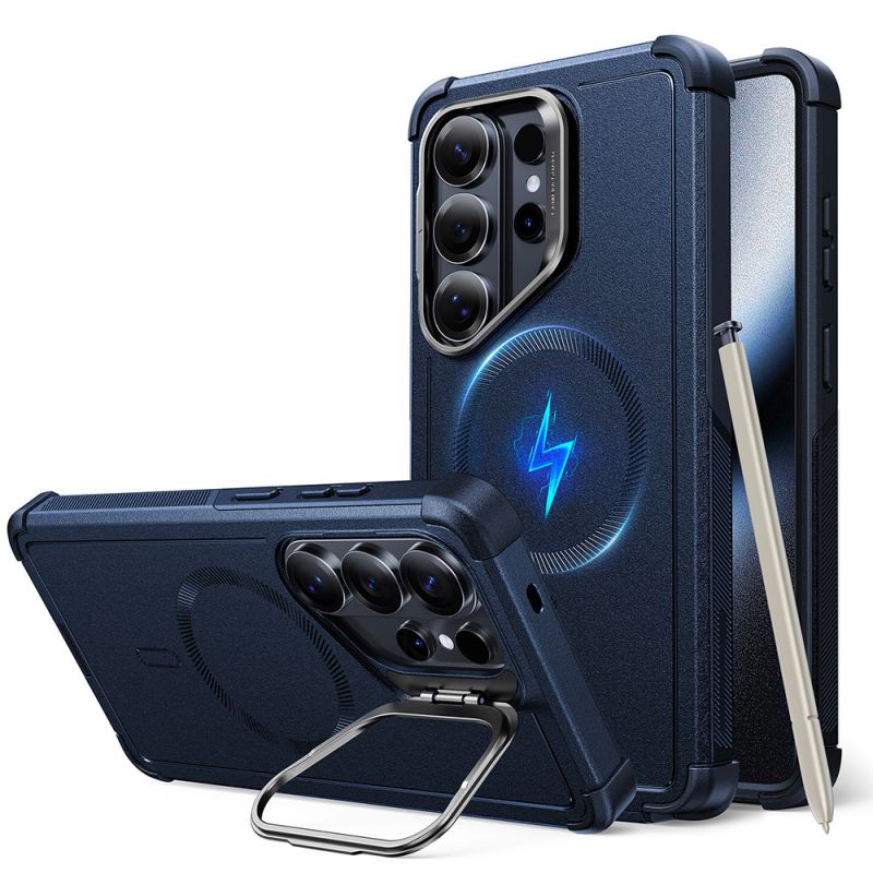 Husa pentru Samsung Galaxy S26 Ultra - ESR Cyber Armor Kickstand - Blue