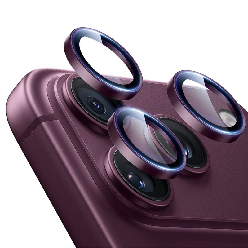 Folie Camera pentru iPhone 18 Pro / iPhone 18 Pro Max - ESR Armorite Camera Lens Protectors - Deep Burgundy