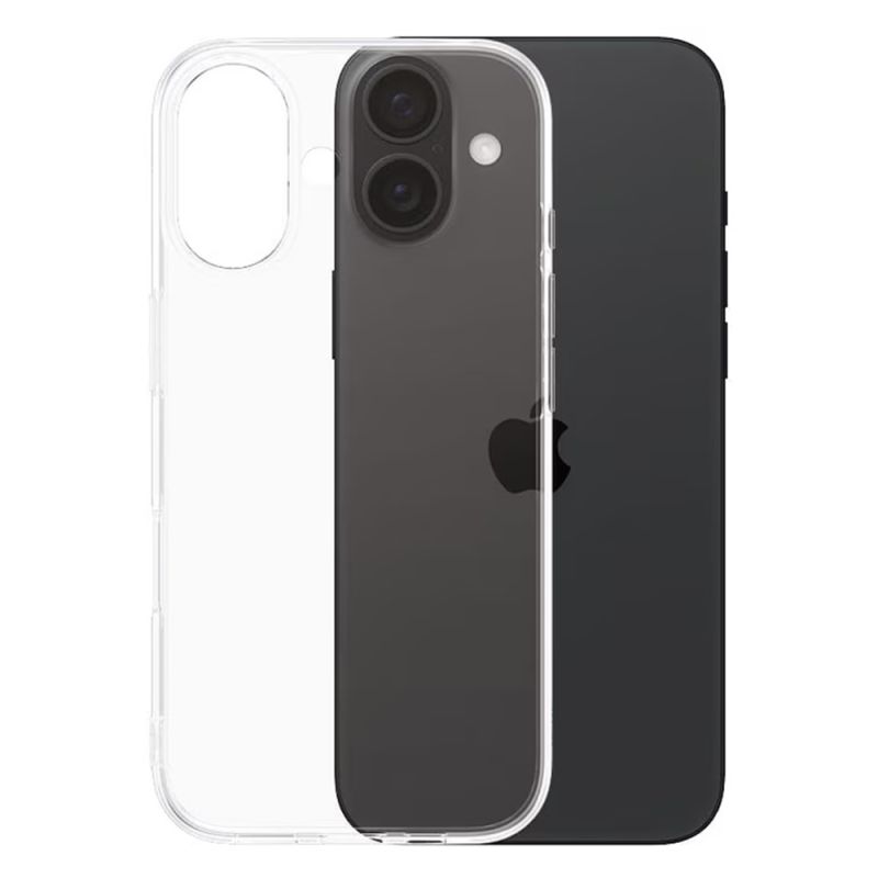Husa pentru iPhone 16 - PanzerGlass® SAFE. TPU Case Series - Transparent