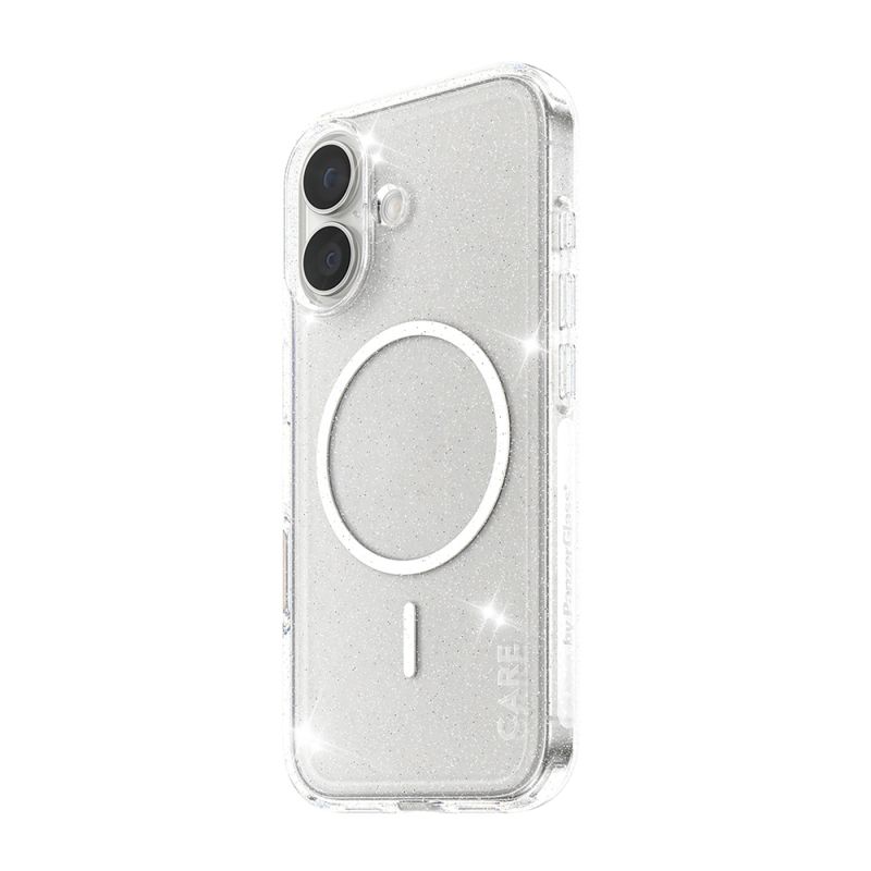 Husa pentru iPhone 17 - PanzerGlass® CARE Flagship Urban Explorer Star Lit White MagSafe - Clear