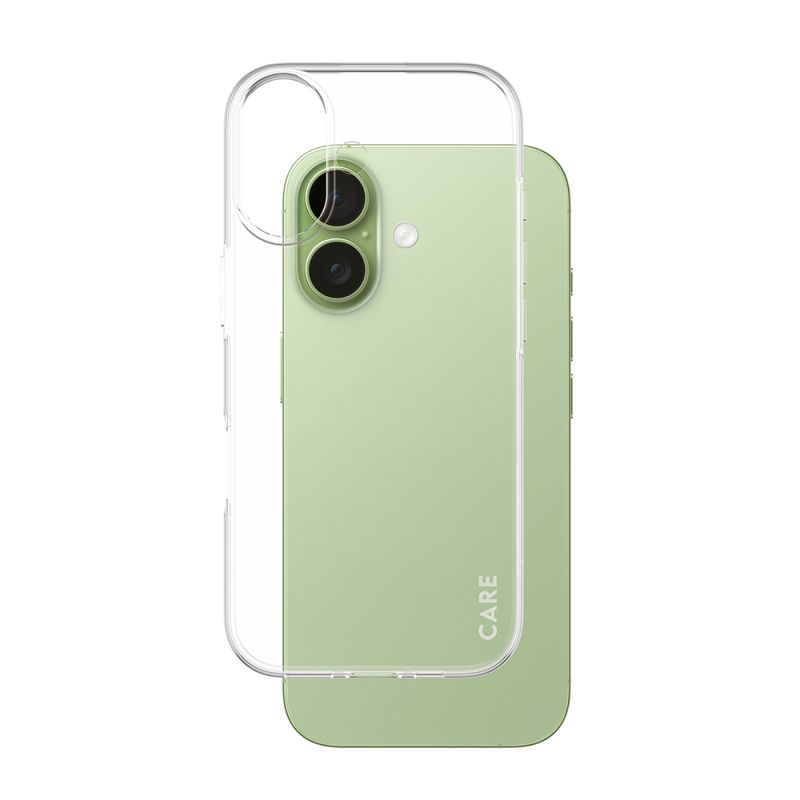 Husa pentru iPhone 17 - PanzerGlass® CARE Fashionable X-Ray Soft Basic - Transparent
