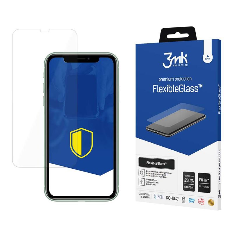 Folie pentru iPhone XR / iPhone 11 - 3mk FlexibleGlass - Clear
