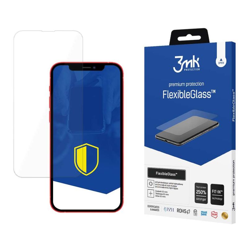 Folie pentru iPhone 13 / iPhone 13 Pro - 3mk FlexibleGlass - Clear