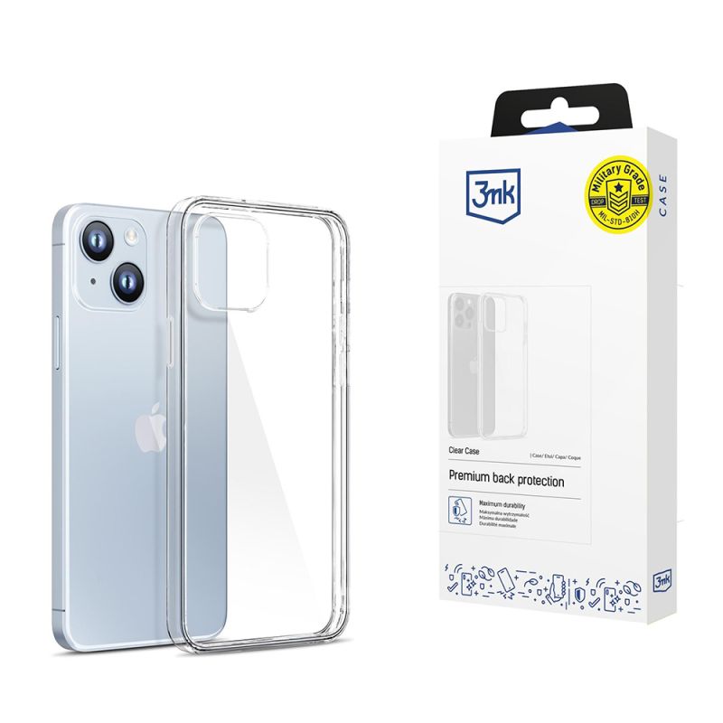 Husa pentru iPhone 14 - 3mk Clear Case - Transparent
