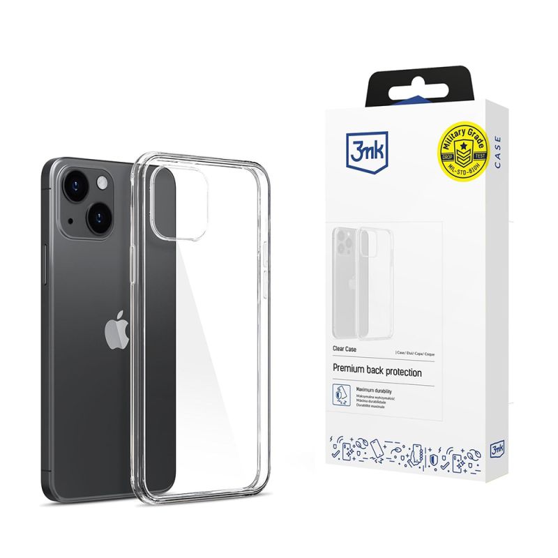 Husa pentru iPhone 15 - 3mk Clear Case - Transparent