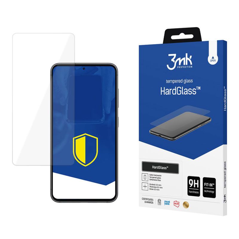 Folie pentru Samsung Galaxy S24 / S25 - 3mk HardGlass Tempered Screen Protector - Clear