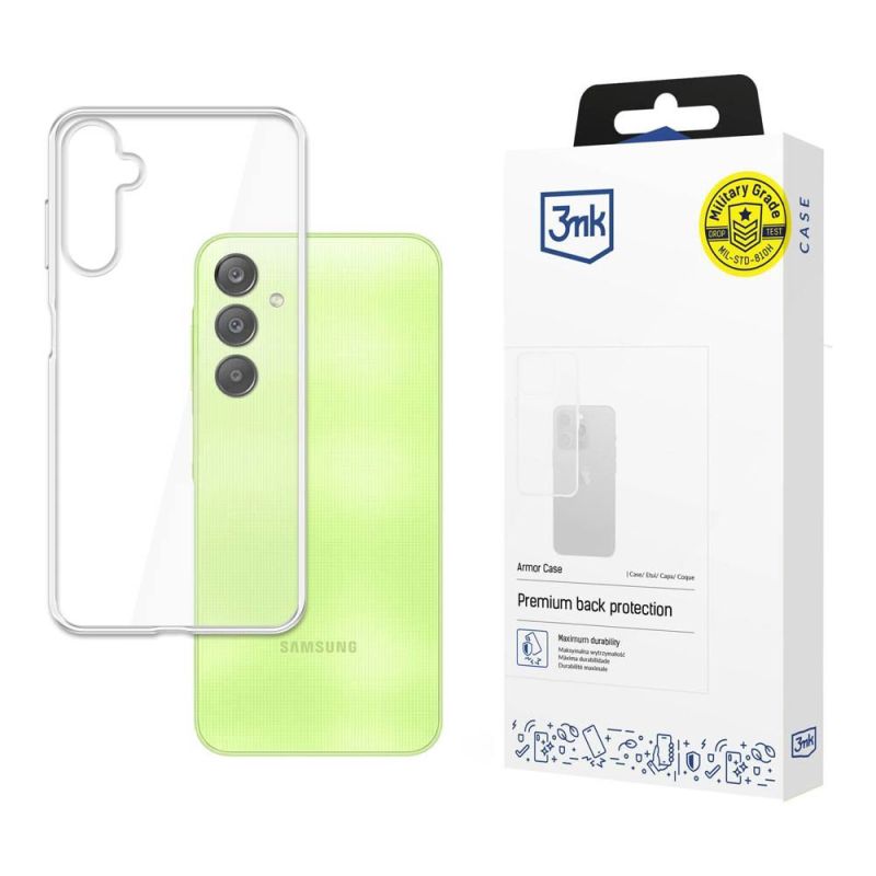 Husa pentru Samsung Galaxy A55 5G - 3mk Armor Case - Transparent