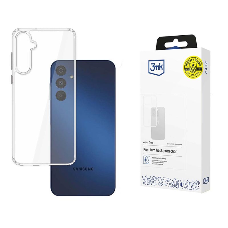 Husa pentru Samsung Galaxy A16 4G - 3mk Armor Case - Transparent