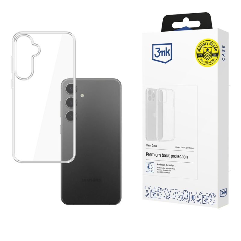 Husa pentru Samsung Galaxy S25 Plus - 3mk Clear Case - Transparent