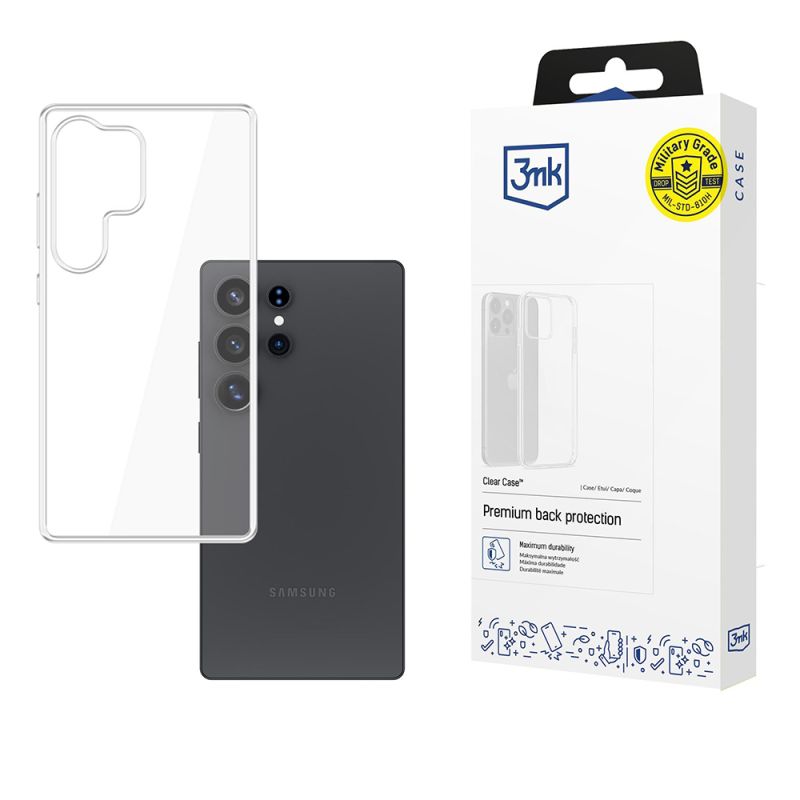 Husa pentru Samsung Galaxy S25 Ultra - 3mk Clear Case - Transparent
