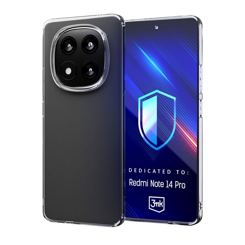 Husa pentru Xiaomi Redmi Note 14 Pro 5G / Poco X7 5G - 3mk Clear Case - Transparent