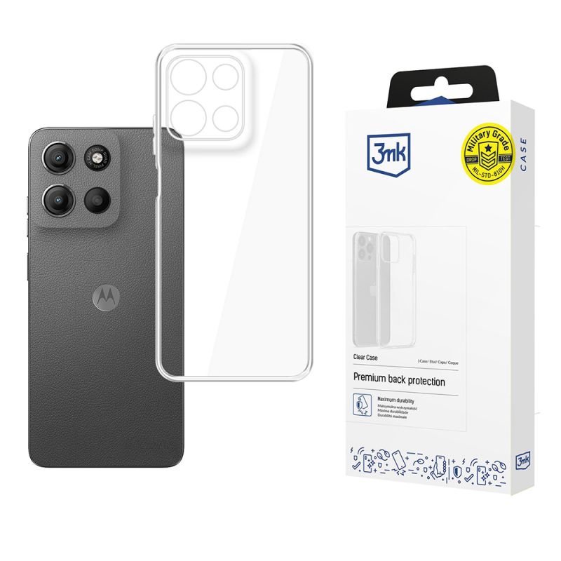 Husa pentru Motorola Moto G15 / G15 Power - 3mk Clear Case - Transparent