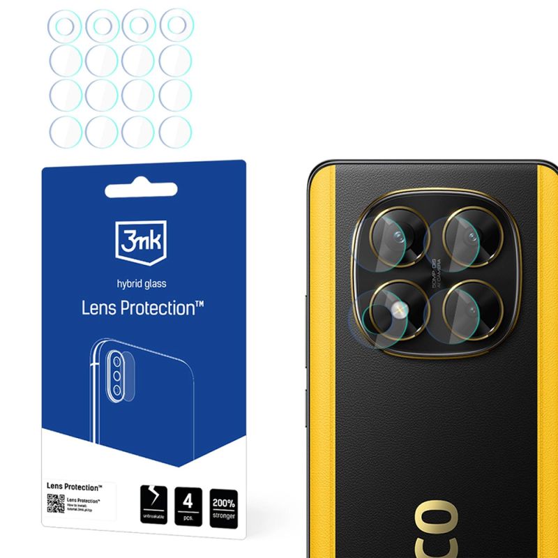 Folie pentru Xiaomi Poco X7 (set 4) - 3mk Lens Protection - Clear