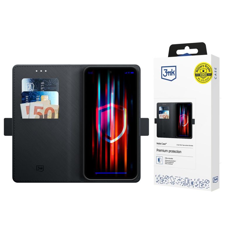 Husa pentru Samsung Galaxy A26 5G - 3mk Wallet Case- Black