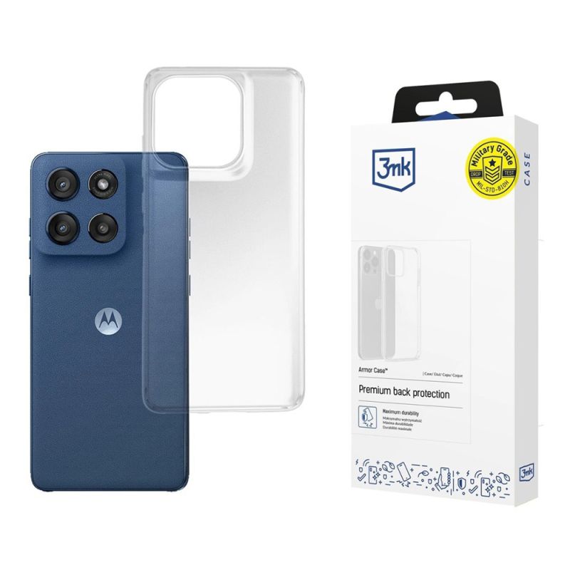 Husa pentru Motorola Edge 60 / Edge 60 Fusion - 3mk Armor Case - Transparent