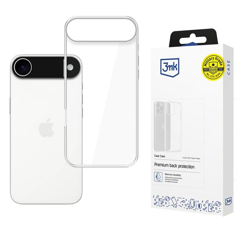 Husa pentru iPhone 17 Air - 3mk Clear Case - Transparent