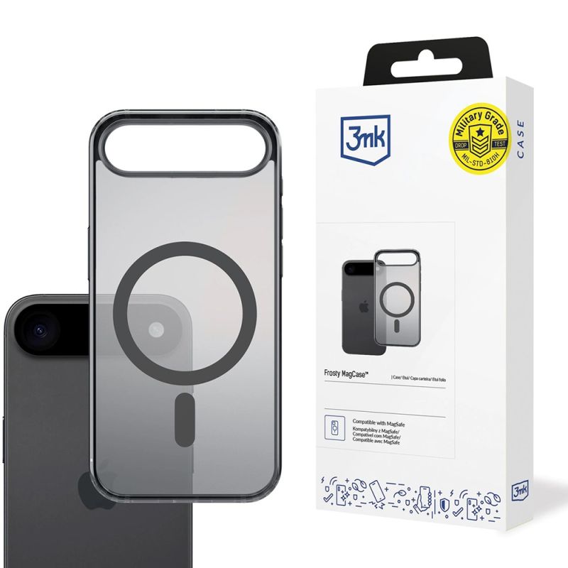 Husa pentru iPhone 17 Air - 3mk Frosty MagCase - Gray