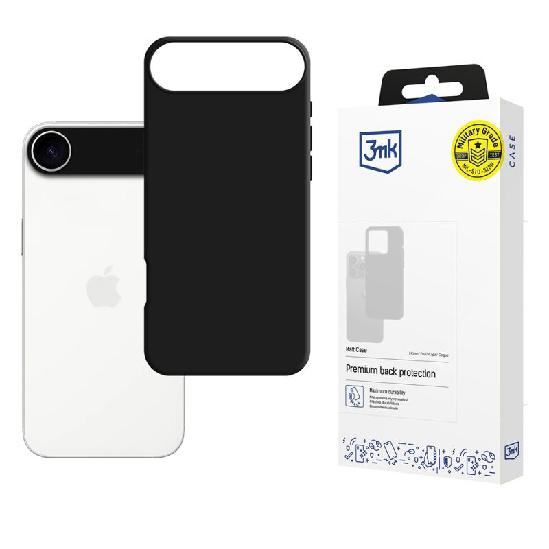 Husa pentru iPhone 17 Air - 3mk Matt Case - Black