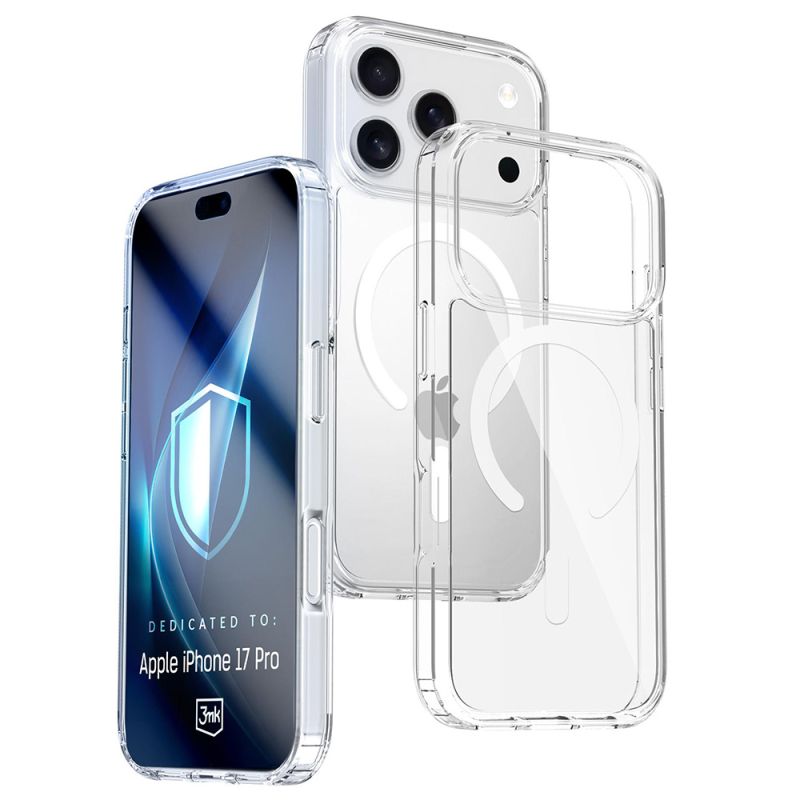 Husa pentru iPhone 18 Pro / iPhone 17 Pro - 3mk Armor MagCase - Transparent