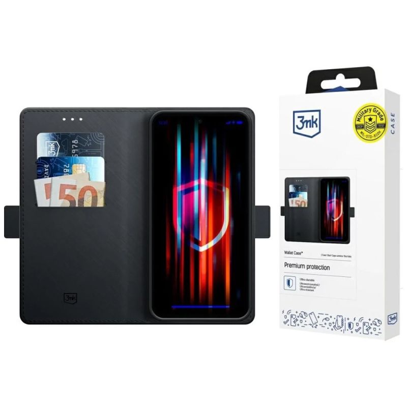 Husa pentru iPhone 17 - 3mk Wallet Case- Black